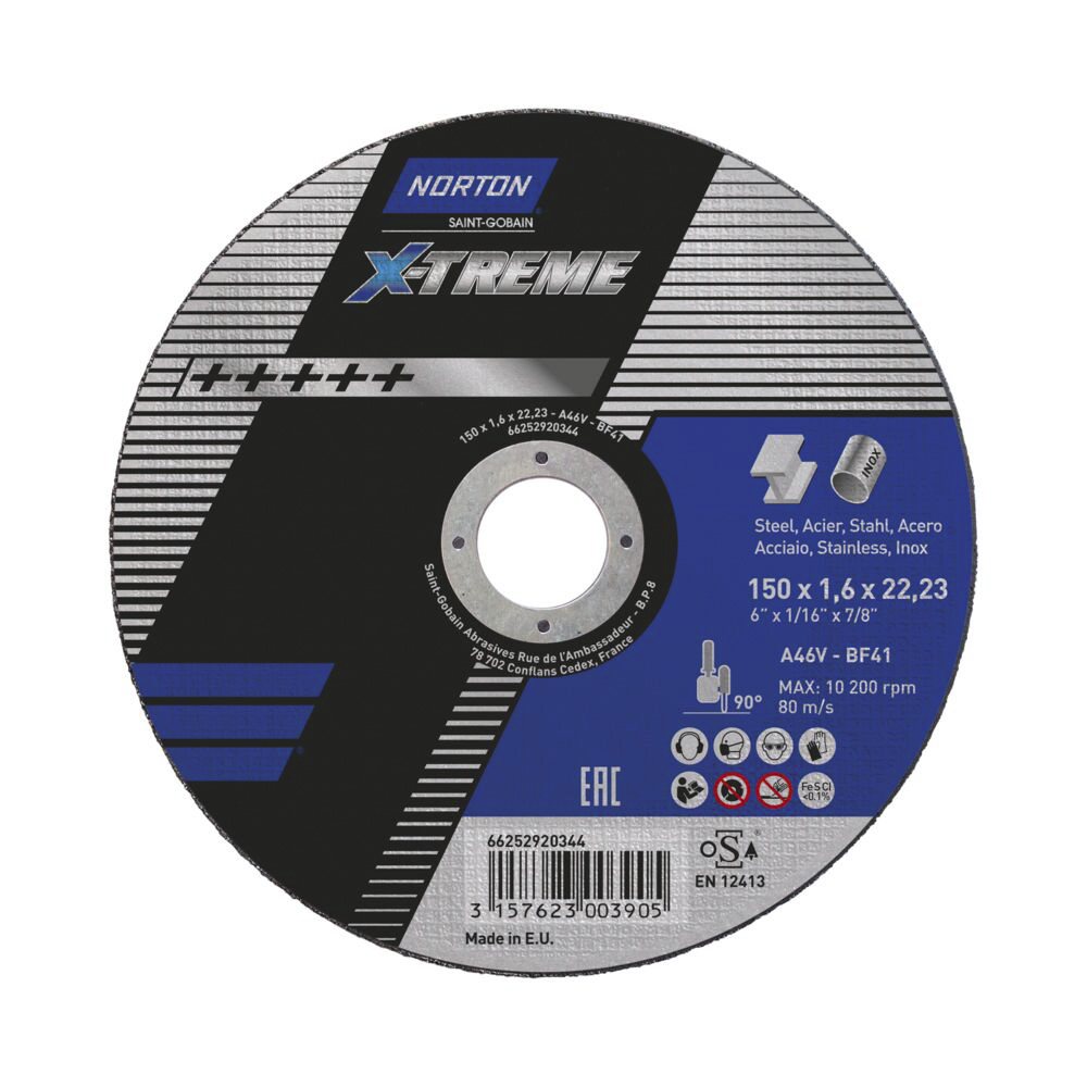 KATKAISULAIKKA 150X1,6X22,23 X-TREME LIFE NOR A46V T41 (25KPL/LTK)